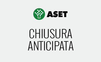 Chiusura anticipata Ufficio Preventivi di ASET SPA